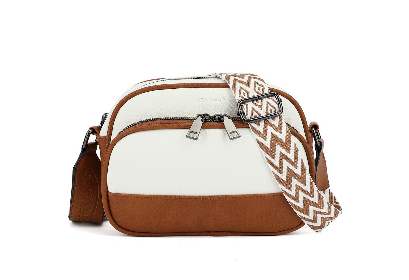 TAN.TOMI Schultertasche Damen Umhängetasche mittelgroß Handtasche mit Verstelbaar, Weich Breiter Gurt für Pendeln Reise Campus Verabredungen von TAN.TOMI