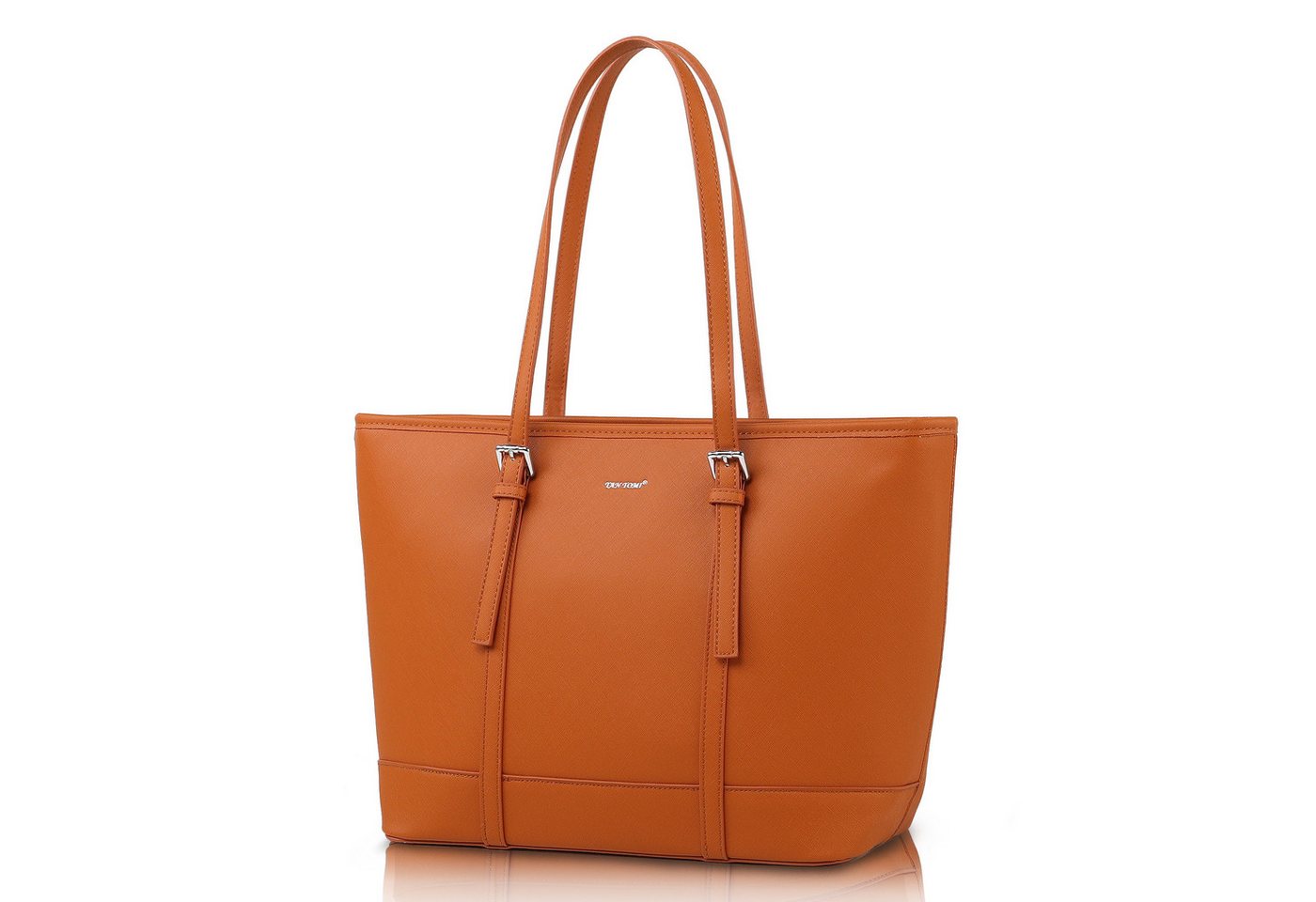 TAN.TOMI Shopper Damen Handtasche Aktentasche Große Businesstasche Elegante, 10,5 Zoll Schlüsselring Mit 3 Fächern Umhängetasch Bürotasche von TAN.TOMI