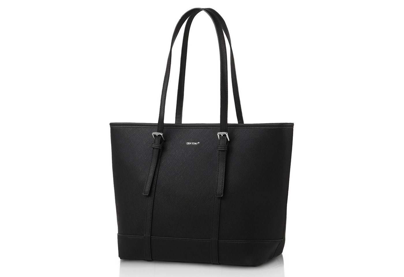 TAN.TOMI Shopper Damen Handtasche Aktentasche Große Businesstasche Elegante, 10,5 Zoll Schlüsselring Mit 3 Fächern Umhängetasch Bürotasche von TAN.TOMI