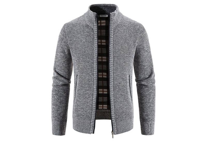 TAN.TOMI Strickjacke Herren Strickjacke Festival Cardigan Warm Trachtenjacke Mode Schlichter Pullover Langarm Sweatjacke Reißverschluss TAN.TOMI Strickjacke Herren Strickjacke Festival Cardigan Warm Trachtenjacke Mode Schlichter Pullover Langarm Sweatjacke Reißverschluss von TAN.TOMI