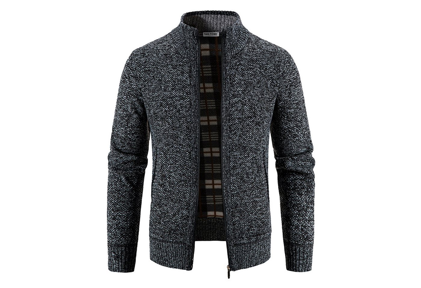 TAN.TOMI Strickjacke Herren Strickjacke Festival Cardigan Warm Trachtenjacke Mode Schlichter Pullover Langarm Sweatjacke Reißverschluss TAN.TOMI Strickjacke Herren Strickjacke Festival Cardigan Warm Trachtenjacke Mode Schlichter Pullover Langarm Sweatjacke Reißverschluss von TAN.TOMI