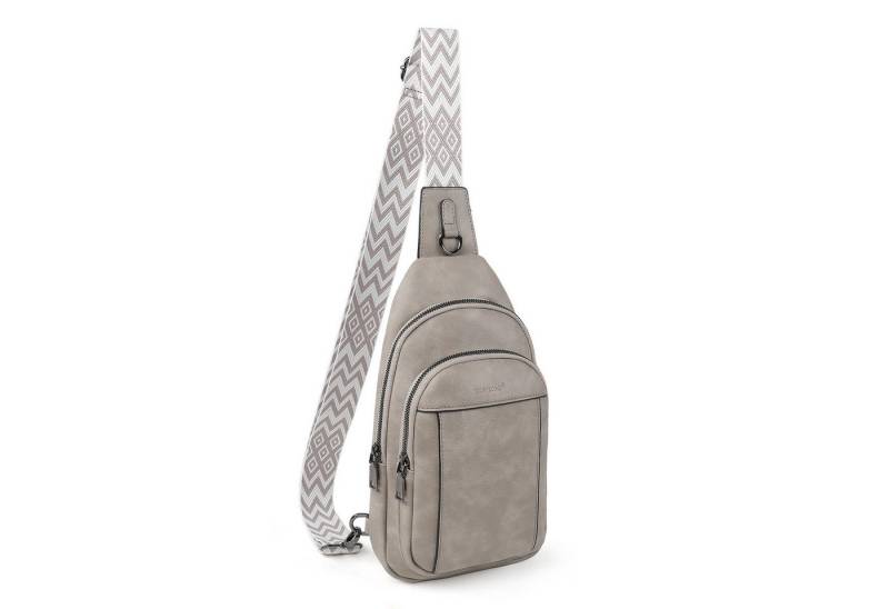 TAN.TOMI Umhängetasche Bauchtasche Damen Stylisch Umhängetasche Klein Crossbody Bag, Handy Umhängetasche Crossbag Umhängen für Outdoorsport von TAN.TOMI