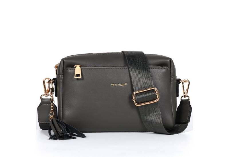 TAN.TOMI Umhängetasche Damen Handy Umhängetasche, Crossbody Schultertasche (Drei Reißverschlussfächern mit Verstellbar Abnehmbar Schultergurt), Handtasche Damen für Tägliches Arbeiten,Einkaufen,Reisen von TAN.TOMI