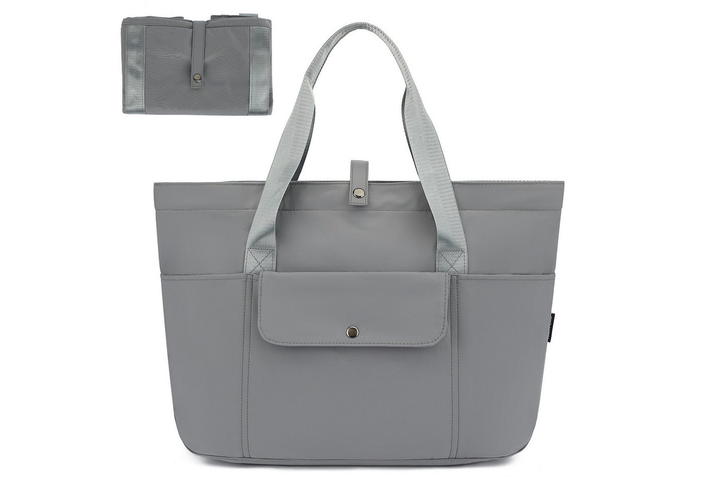 TAN.TOMI Umhängetasche Damen Multi-Taschen Große Tote Bag Shopper Schultertasche, Faltbarer Stauraum Mit Reißverschluss für Reisen Arbeit Fitness von TAN.TOMI