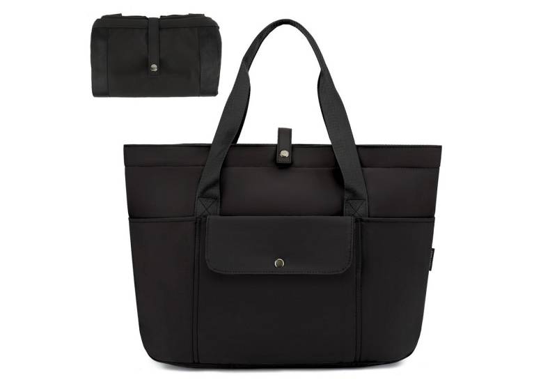 TAN.TOMI Umhängetasche Damen Multi-Taschen Große Tote Bag Shopper Schultertasche, Faltbarer Stauraum Mit Reißverschluss für Reisen Arbeit Fitness von TAN.TOMI