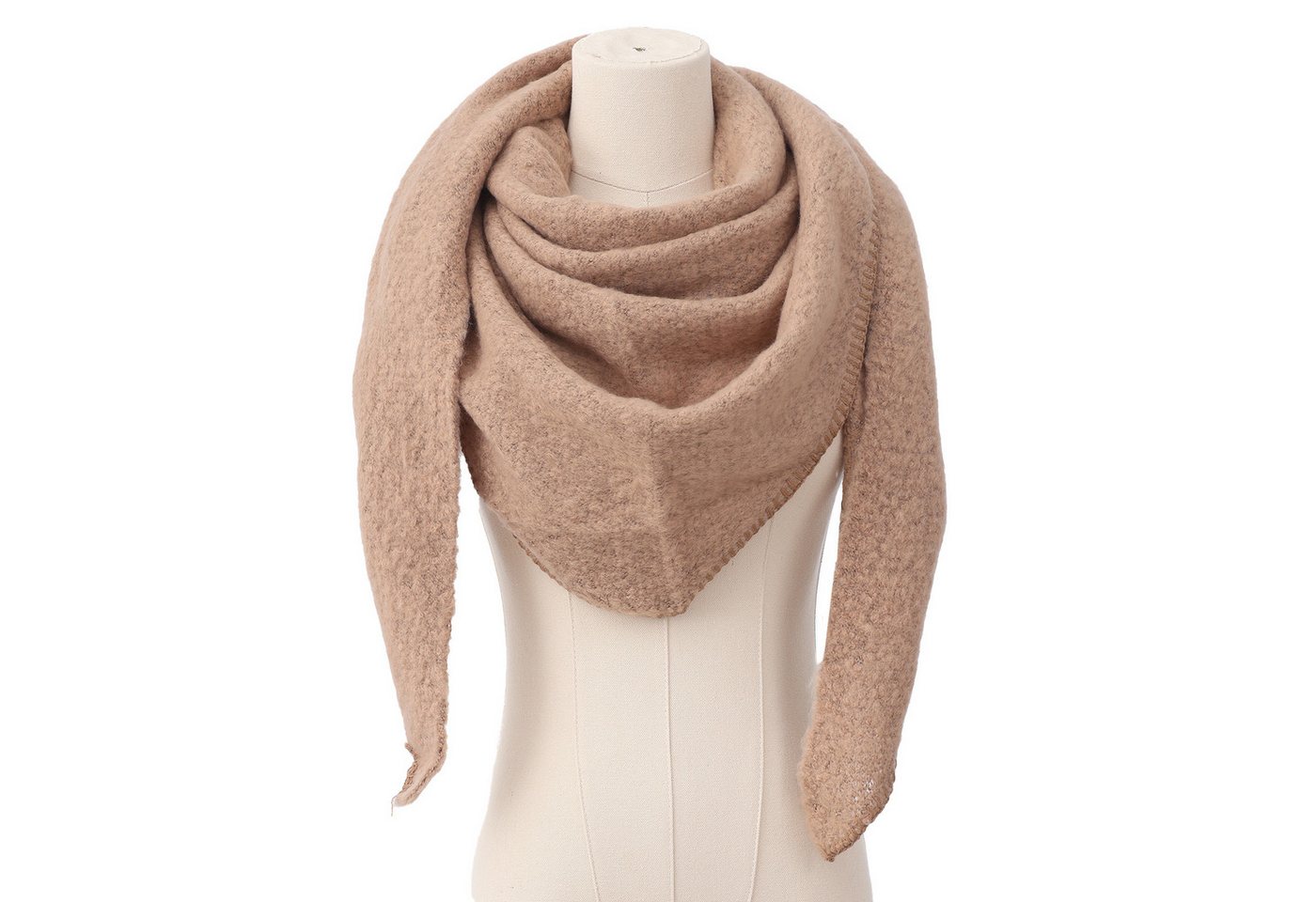 TAN.TOMI XXL-Schal Damen Schal XXL, Weiche flauschige Damen Poncho Schal Cashmere Feeling, (Pure Farbe), Schal Damen Winter Schals Tücher Stola Festlich für Abendkleider von TAN.TOMI