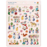 Rabbit garden /Aiko Fukawa Sticker One Size von TANBAYA