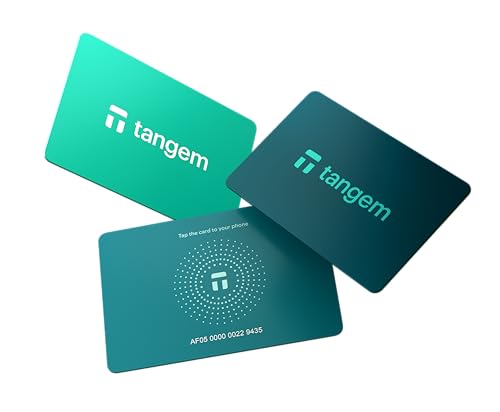 TANGEM Geldbörse (Electric Sea - 3 Karten) / Electra Sea von TANGEM