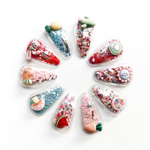 TANLOMY Haarspangen für Mädchen, glitzernde Haarspangen für Kleinkinder, Mädchen, Glitzer-Haarnadeln, Kinder-Haar-Accessoires, Geschenk-Set für den täglichen Gebrauch oder Partys, 10 Stück (Karotten) TANLOMY Haarspangen für Mädchen, glitzernde Haarspangen für Kleinkinder, Mädchen, Glitzer-Haarnadeln, Kinder-Haar-Accessoires, Geschenk-Set für den täglichen Gebrauch oder Partys, 10 Stück (Karotten) von TANLOMY