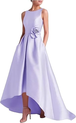 TANPAUL Satin Abendkleider für Damen Hochzeit - ärmellose A-Linie Mutter der Braut Kleider von TANPAUL