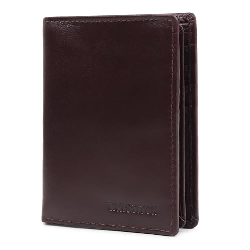 TANSTITCH Genuine Leather Wallet | RFID Protected Wallet | Large Capacity Card Holder for Men (Hold 30 Currency Notes) von TANSTITCH
