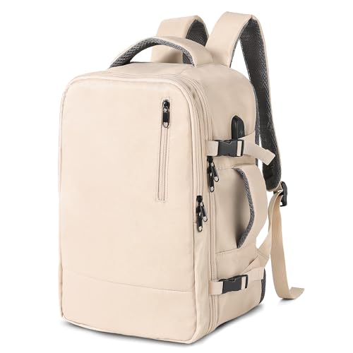 TANTOMI Handgepäck Rucksack, Flugzeug Handgepäck 41x29.5x16, Reiserucksack Laptop Rucksack 15.6 Zoll für Herren Damen Businese Arbeit Reise Cabin Bag mit Schuhfach von TANTOMI