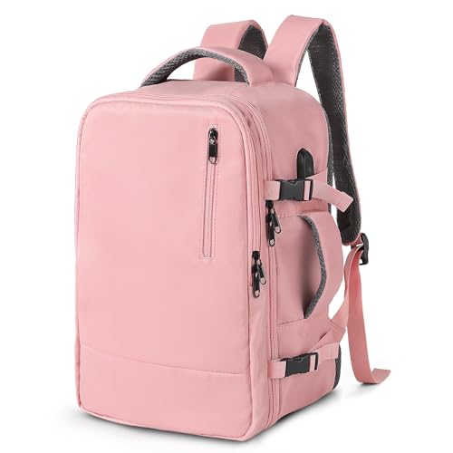 TANTOMI Handgepäck Rucksack, Flugzeug Handgepäck 41x29.5x16, Reiserucksack Laptop Rucksack 15.6 Zoll für Herren Damen Businese Arbeit Reise Cabin Bag mit Schuhfach von TANTOMI