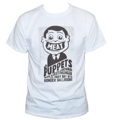 Meat Puppets Hardcore Punk Grunge Music Concert Poster T-Shirt Unisex White XXL von TANUVJXK