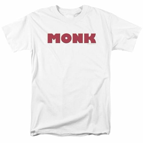 Monk T Shirt Mens TV Show Adrian Monk White L Monk T Shirt Mens TV Show Adrian Monk White L von TANUVJXK