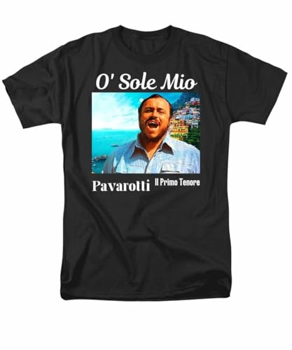 T-Shirt Luciano Pavarotti Tenor O Sole mio Adult Black 3XL T-Shirt Luciano Pavarotti Tenor O Sole mio Adult Black 3XL von TANUVJXK