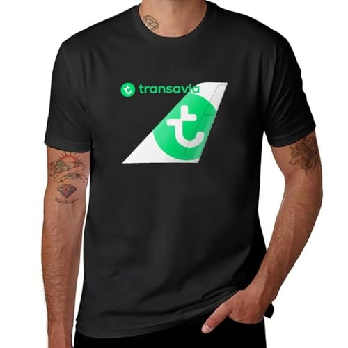 Transavia T-Shirt T-Shirt Clothes Mens Vintage t Shirts Black S Transavia T-Shirt T-Shirt Clothes Mens Vintage t Shirts Black S von TANUVJXK