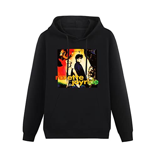 TANYOUPIN Roxette Joyride Pop Musician Vintage Logo Hoodies Printed Sweatshirt Graphic Mens Pullover Hooded Black L von TANYOUPIN
