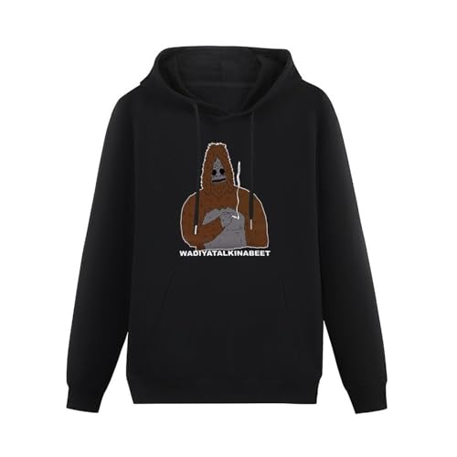 TANYOUPIN Sassy Sasquatch Popcorn Big LEZ Show Mens Hoodies Unisex Pullover Hoody Sweatershirt Black S von TANYOUPIN