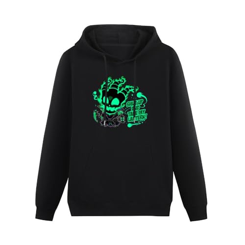 TANYOUPIN Thresh Shut Up and Take My Lantern Hoodies Long Sleeve Pullover Loose Hoody Sweatershirt Black L von TANYOUPIN