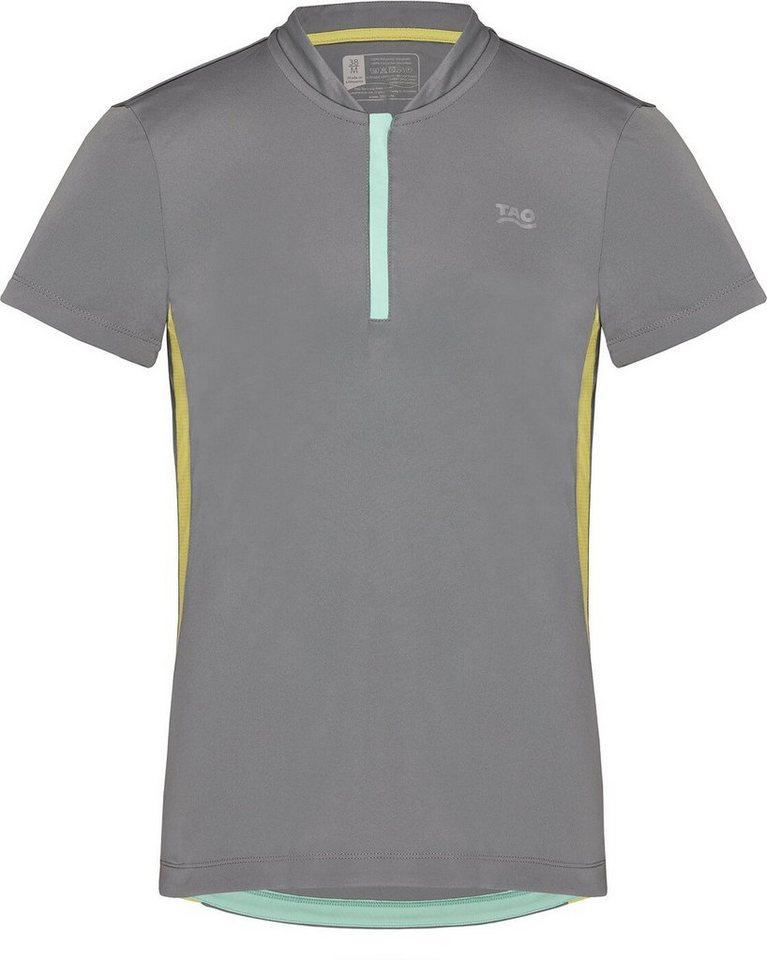 TAO Kurzarmshirt W's Zip-Shirt Halla STEEL von TAO