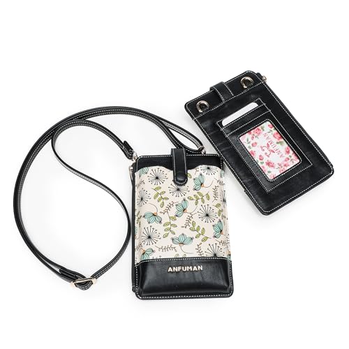 TAOSITUE Leather Small Crossbody Bags for Women Designer Cell Phone Bag Wallet Purses Adjustable Strap von TAOSITUE