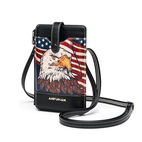 TAOSITUE Leather Small Crossbody Bags for Women Designer Cell Phone Bag Wallet Purses Adjustable Strap von TAOSITUE