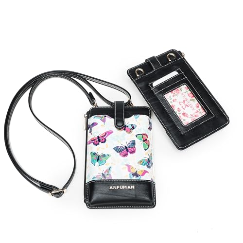 TAOSITUE Leather Small Crossbody Bags for Women Designer Cell Phone Bag Wallet Purses Adjustable Strap von TAOSITUE