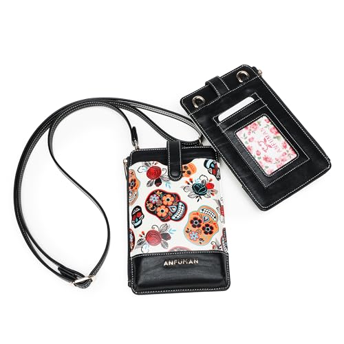 TAOSITUE Leather Small Crossbody Bags for Women Designer Cell Phone Bag Wallet Purses Adjustable Strap von TAOSITUE