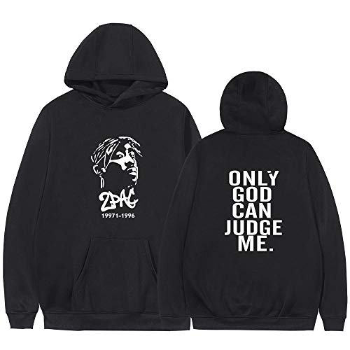 TAPESTRYDA Gangsta Rap 2Pac 3D Neue Hoodie Sweatshirt Mit Kapuze Herren/Damen Hoody Pullover Wintermütze Trainingsanzüge-XL von TAPESTRYDA