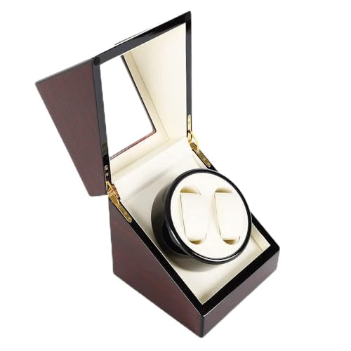 TAPMING Watch Winder 2+0 Uhren Automatik Watch Holz Beweger Uhrenbox für 2 großen Herren Automatikuhren von TAPMING