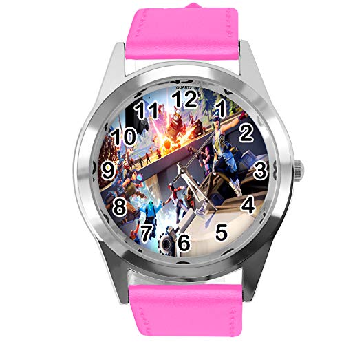 Armbanduhr FG4, Leder, rund, Pink von TAPORT