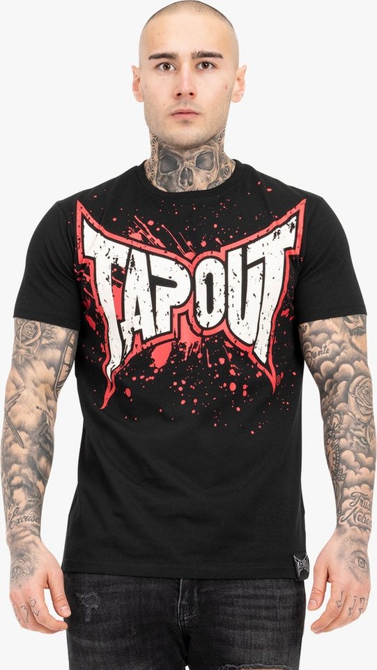 TAPOUT T-Shirt Splashing T-Shirt normale Passform von TAPOUT