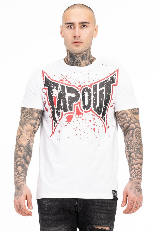 TAPOUT T-Shirt Splashing T-Shirt normale Passform von TAPOUT
