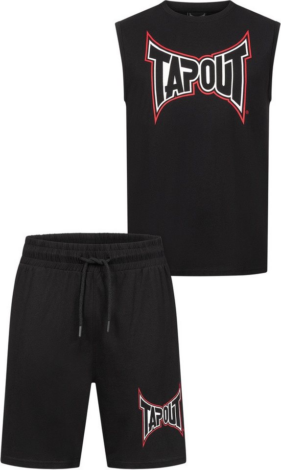 TAPOUT Trainingsanzug Dorrisa Herren ärmelloses T-Shirt & Shorts Set normale Passform von TAPOUT