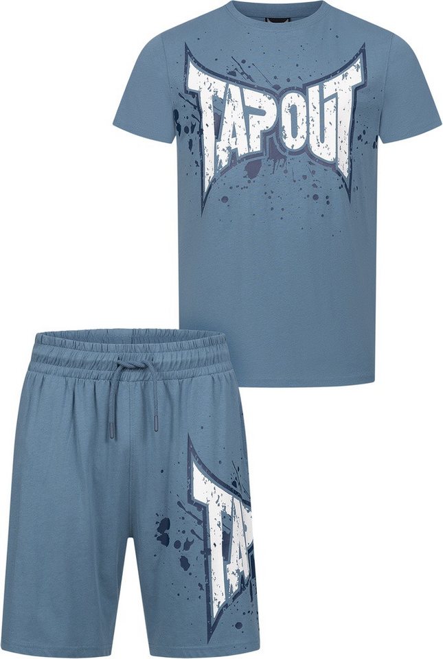 TAPOUT Trainingsanzug Dunlab Herren T-Shirt & Shorts Set normale Passform von TAPOUT