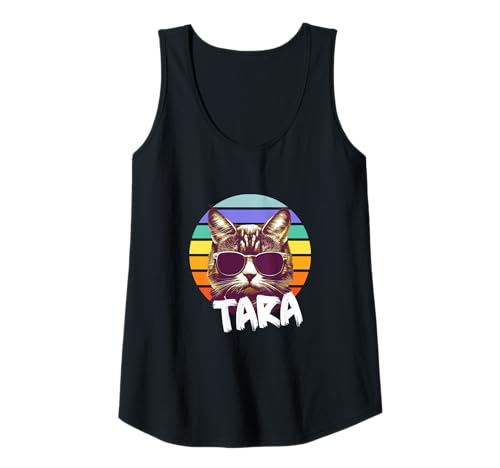 Damen TARA - Schöner Mädchen Name mit lustiger Katze Tank Top Damen TARA - Schöner Mädchen Name mit lustiger Katze Tank Top von TARA Tochter Enkel Geburtstag Geschenkideen