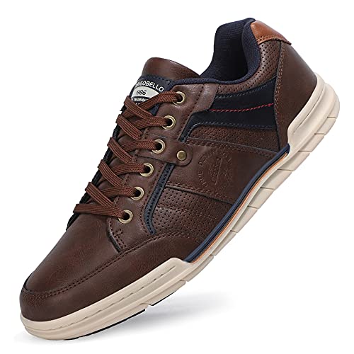 TARELO Sneaker Herren Freizeitschuhe Mode Schuhe Braun 42 von TARELO SINCE 1986