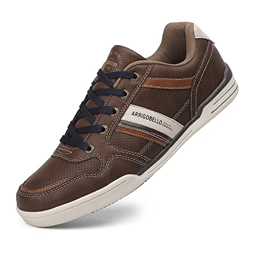 TARELO Sneaker Herren Freizeitschuhe Mode Schuhe Braun 44 von TARELO SINCE 1986