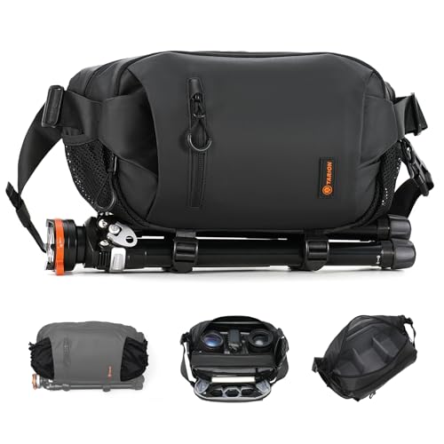 TARION Kameratasche Sling Herren Fototasche: 2-in-1 Sling Tasche Kamera Umhängetasche Klein Spiegelreflex Schutertasche Kompakt für DSLR SLR Objektive Stativ Zubehör Xprober TARION Kameratasche Sling Herren Fototasche: 2-in-1 Sling Tasche Kamera Umhängetasche Klein Spiegelreflex Schutertasche Kompakt für DSLR SLR Objektive Stativ Zubehör Xprober von TARION