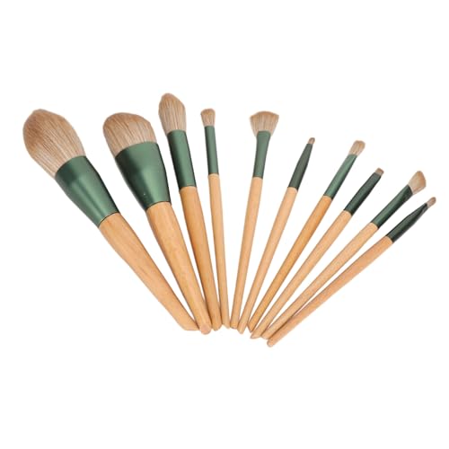 10-teiliges Make-up-Pinsel-Set für Anfänger, Hochwertige Synthetische Make-up-Pinsel für die Augen, für Losen Puder, Concealer, Lidschatten mit Aufbewahrungstasche, Geschenk für von TARSHYRY