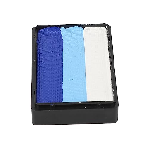 3-Farben-Make-up-Split-Cake-Palette, Gesichtsbemalung One Stroke Split-Cake-Palette, Wasseraktivierte Gesichts- und Körperbemalung für Kinder und Erwachsene für Cosplay-Kostüme, von TARSHYRY