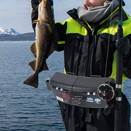 Fischerei -Tackle Box, Fischerei Taillenpack Tragbares Multifunktionales Tackle Organizer Box Taillenbeutel Taillenbeutel für Köder Köder Haken von TARSHYRY