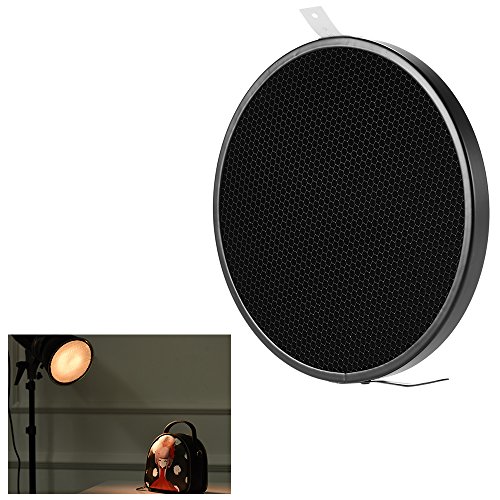 Lampenschattendiffusor, Lichtreflektor 16,8 Cm Durchmesser 30 Grad Wabenraster mit Anpassung 7 in Lampen Schatten Leuchtdiffusor Wabe -Gitter für Studio Blitzleuchte Schatten Reflektierender Schatten Lampenschattendiffusor, Lichtreflektor 16,8 Cm Durchmesser 30 Grad Wabenraster mit Anpassung 7 in Lampen Schatten Leuchtdiffusor Wabe -Gitter für Studio Blitzleuchte Schatten Reflektierender Schatten von TARSHYRY