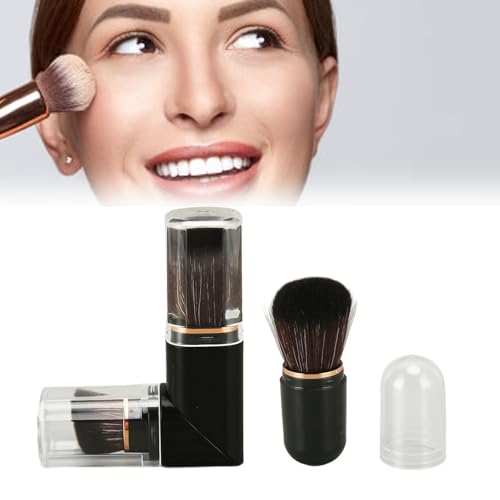 Make-up-Pinsel-Set, Einziehbares Make-up-Pinsel-Set, 2 Stück, Doppelköpfige Premium-Synthetik-Concealer, Lidschatten, Rouge, Make-up-Pinsel von TARSHYRY