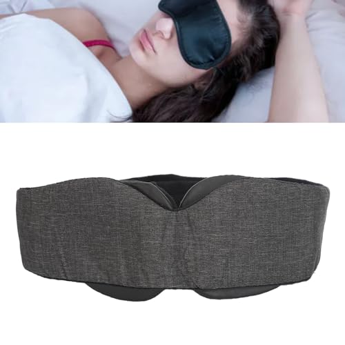 Memory Cotton 3D Contoured Cup Eye Patch Verstellbarer Riemen, Lichtblockierend, Frei Blinzeln, Tiefere Entspannung Erreichen von TARSHYRY