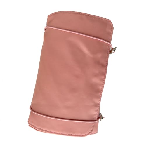 Rollbare Make-up-Tasche, Reise-Kulturbeutel für Frauen, Hängender Reise-Organizer mit 4 Abnehmbaren Reißverschlüssen, Transparente, Feinmaschige Reise-Kosmetik-Kulturtasche von TARSHYRY