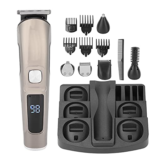 TARSHYRY Bart Trimmer für Männer, Wiederaufladbares Haar Clipper Set Herren -Pflege -Kit für Manschette Schnurrbart mit Schnurloser Hoher Präzisionsrasierer für Nasenkörpergesicht Haar TARSHYRY Bart Trimmer für Männer, Wiederaufladbares Haar Clipper Set Herren -Pflege -Kit für Manschette Schnurrbart mit Schnurloser Hoher Präzisionsrasierer für Nasenkörpergesicht Haar von TARSHYRY