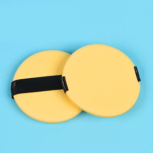 TARSHYRY Dual -S -Sided Weichpulver Puff Kissen Make -up Schwamm Nasses Trockenes Werkzeug für Empfindliches Make -up (YELLOW) von TARSHYRY