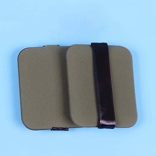 TARSHYRY Dual -S -Sided Weichpulver Puff Kissen Make -up Schwamm Nasses Trockenes Werkzeug für Empfindliches Make -up (quadratisch dunkelgrün) von TARSHYRY